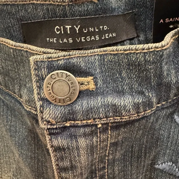 Floral Embroidered Bootcut Jeans (The Las Vegas Jean) - Picture 3 of 10